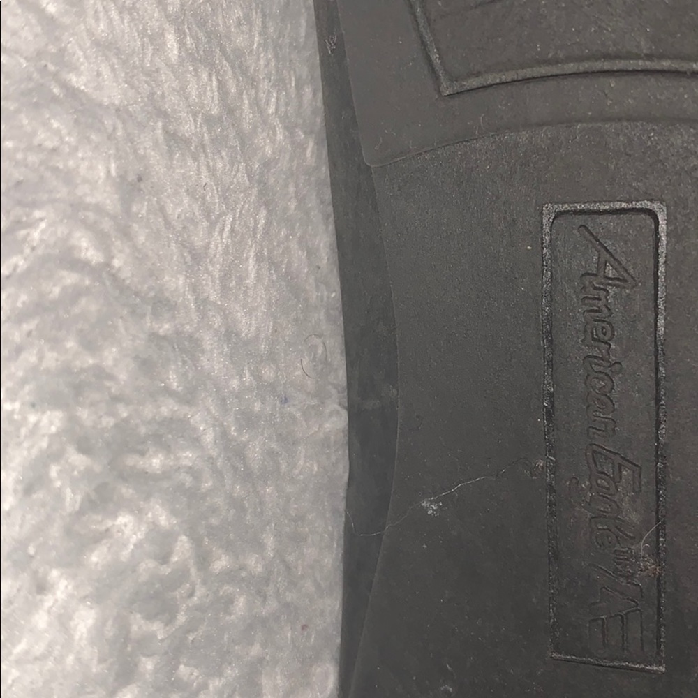 Brown American Eagle Buckle Boots